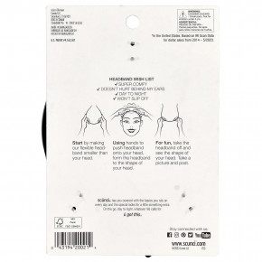 Scunci, No-Slip Grip®, повязка на голову, 1 шт. в Москве - eco-herb.ru | фото