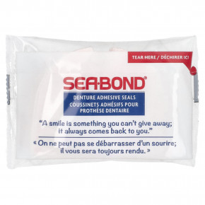 SeaBond, Адгезивные пломбы для зубных протезов, оригинальные, 30 шт. в Москве - eco-herb.ru | фото
