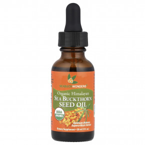 SeaBuckWonders, масло семян органической гималайской облепихи, 30 мл (1 жидк. унция) - описание | фото