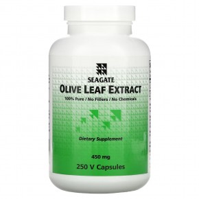 Seagate, Экстракт оливковых листьев, 450 мг, капсулы по 250 В в Москве - eco-herb.ru | фото