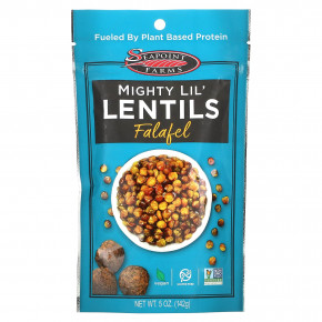 Seapoint Farms, Mighty Lil 'Lentils, Фалафель, 5 унций (142 г) - описание