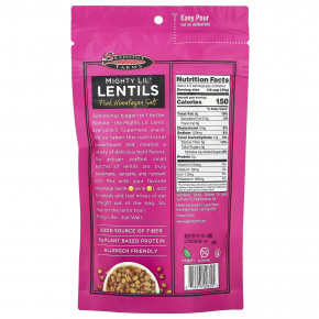 Seapoint Farms, Mighty Lil' Lentils, розовая гималайская соль, 142 г (5 унций) в Москве - eco-herb.ru | фото