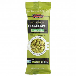 Seapoint Farms, сушеные обжаренные бобы, васаби, 12 пакетиков по 45 г (1,58 унции) в Москве - eco-herb.ru | фото