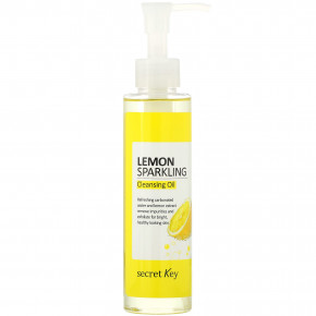 Secret Key, Очищающее масло Lemon Sparkling Cleansing Oil, 5,07 жидких унций (150 мл) - описание | фото