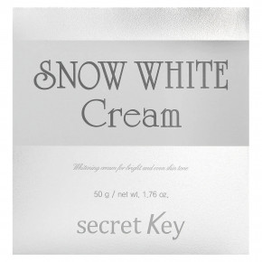 Secret Key, Snow White Cream, отбеливающий крем, 50 г (1,76 унции) в Москве - eco-herb.ru | фото