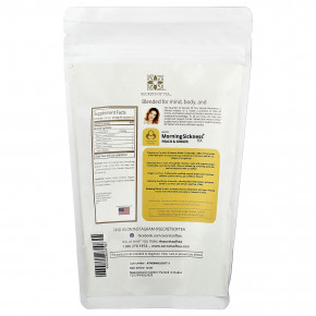 Secrets of Tea, No To Morning Sickness®, чай с персиком и имбирем, без кофеина, 20 неотбеленных чайных пакетиков, 41 г (1,47 унции) в Москве - eco-herb.ru | фото