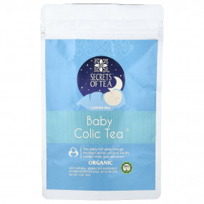 Secrets of Tea, Organic Baby Colic Tea®, без кофеина, 20 неотбеленных чайных пакетиков, 28 г (1 унция) - описание | фото