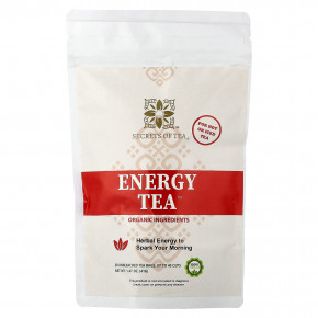 Secrets of Tea, Organic Energy Tea™, 20 неотбеленных чайных пакетиков, 41 г (1,47 унции) - описание | фото