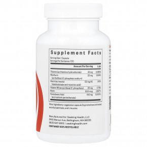 Seeking Health, B Minus, 100 капсул в Москве - eco-herb.ru | фото