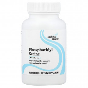 Seeking Health, фосфатидилсерин, 150 мг, 60 капсул - описание | фото