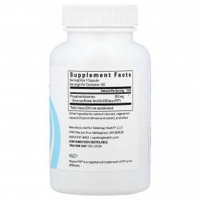 Seeking Health, фосфатидилсерин, 150 мг, 60 капсул в Москве - eco-herb.ru | фото