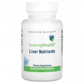 Seeking Health, Liver Nutrients, 60 вегетарианских капсул - описание | фото