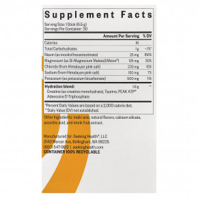 Seeking Health, Optimal Electrolyte, со вкусом апельсина, 30 стиков по 6,5 г (0,229 унции) в Москве - eco-herb.ru | фото