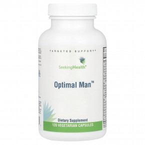 Seeking Health, Optimal Man, 120 вегетарианских капсул - описание | фото