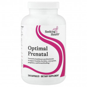 Seeking Health, Optimal Prenatal, 240 капсул - описание | фото