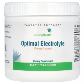 Seeking Health, Optimal Electrolyte, апельсин, 190,8 г (6,73 унции) - описание