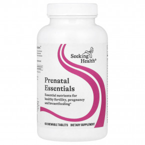 Seeking Health, Prenatal Essentials, 60 жевательных таблеток - описание | фото