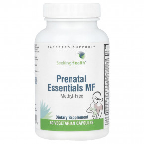 Seeking Health, Prenatal Essentials MF, комплекс витаминов для беременных, без метила, 60 вегетарианских капсул в Москве - eco-herb.ru | фото