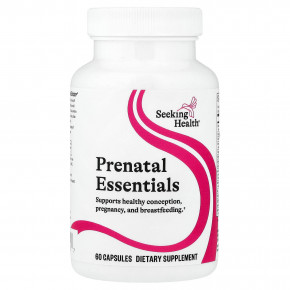Seeking Health, Prenatal Essentials, пренатальный комплекс, 60 капсул - описание | фото