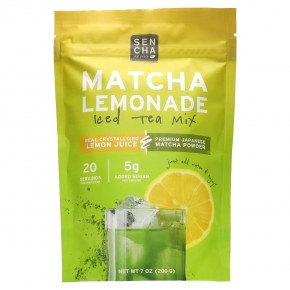 Sencha Naturals, Matcha Lemonade, Ice Tea Mix, 7 oz (200 g) в Москве - eco-herb.ru | фото
