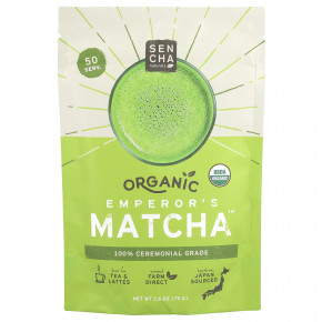 Sencha Naturals, Organic Emperor's Matcha™, 2.6 oz (75 g) в Москве - eco-herb.ru | фото