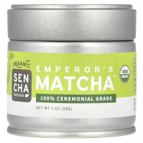 Sencha Naturals, Органический матча Emperor's, 28 г (1 унция) - описание | фото