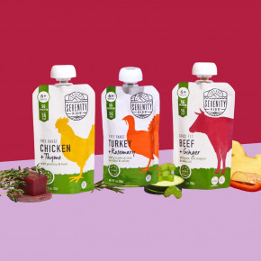 Serenity Kids, говядина травяного откорма с имбирем, горохом, болгарским перцем и брокколи, для детей от 6 месяцев, 99 г (3,5 унции) в Москве - eco-herb.ru | фото