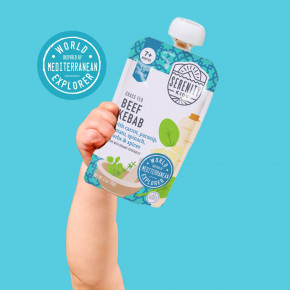 Serenity Kids, кабаб из говядины травяного откорма с морковью, пастернаком, картофелем, шпинатом, травами и специями, для детей от 7 месяцев, 99 г (3,5 унции) в Москве - eco-herb.ru | фото