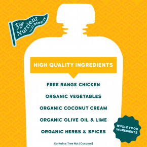 Serenity Kids, карри с кокосом и курицей, выращенной в естественных условиях, для детей от 6 месяцев, 99 г (3,5 унции) в Москве - eco-herb.ru | изображение Serenity Kids, карри с кокосом и курицей, выращенной в естественных условиях, для детей от 6 месяцев, 99 г (3,5 унции) в Москве - eco-herb.ru | фото