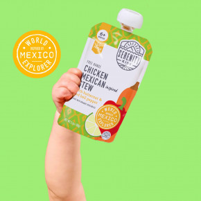 Serenity Kids, рагу по-мексикански с курицей, выращенной в естественных условиях, с мускатным орехом и красным болгарским перцем, для детей от 6 месяцев, 99 г (3,5 унции) в Москве - eco-herb.ru | фото