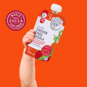 Serenity Kids, тикка масала из курицы с морковью, кокосовым кремом, стручковой фасолью, травами и специями, для детей от 6 месяцев, 99 г (3,5 унции) в Москве - eco-herb.ru | фото