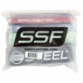 Serious Steel Fitness, 32-дюймовый эспандер, полный набор, набор из 6 предметов в Москве - eco-herb.ru | фото