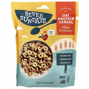 Seven Sundays, Овсяные хлопья, кленовая и корица, 227 г (8 унций) - описание | фото