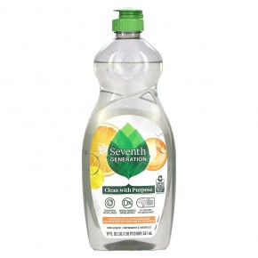 Seventh Generation, Dish Liquid, Clementine Zest & Lemongrass , 19 fl oz (561 ml) в Москве - eco-herb.ru | фото