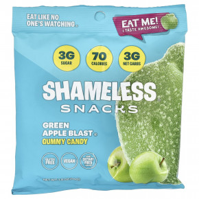 Shameless Snacks, Gummy Candy, Green Apple Blast®, 6 пакетиков по 50 г (1,8 унции) в Москве - eco-herb.ru | фото