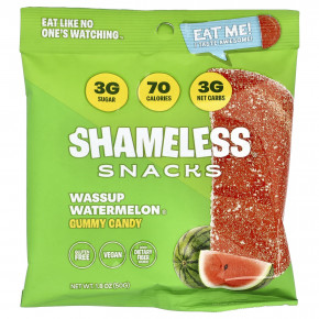 Shameless Snacks, Wassup Watermelon®, жевательные конфеты, 6 пакетиков по 50 г (1,8 унции) в Москве - eco-herb.ru | фото