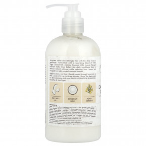 SheaMoisture, 100% кокосовое масло первого отжима, кондиционер для ежедневного увлажнения, для всех типов волос, 384 мл (13 жидк. унц.) в Москве - eco-herb.ru | фото