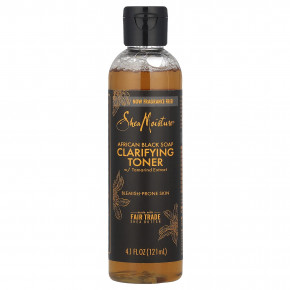 SheaMoisture, African Black Soap, очищающий тоник с экстрактом тамаринда и чайным маслом, 121 мл (4,1 жидк. унц.) в Москве - eco-herb.ru | фото