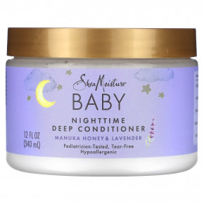 SheaMoisture, Baby, ночной кондиционер, мед манука и лаванда, 340 мл (12 жидк. унц.) в Москве - eco-herb.ru | фото