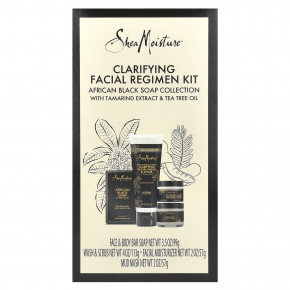 SheaMoisture, Clarifying Facial Regimen Kit , 4 Piece Kit в Москве - eco-herb.ru | фото