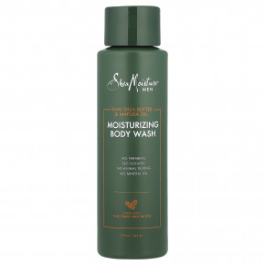 SheaMoisture, Для мужчин, необработанное масло ши и масло мафуры, увлажняющий гель для душа, 444 мл (15 жидк. унц.) - описание | фото