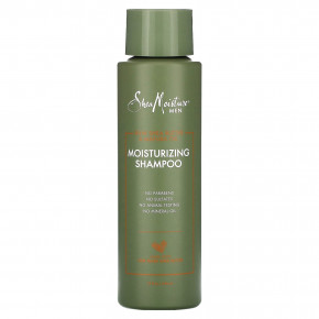 SheaMoisture, Для мужчин, увлажняющий шампунь, необработанное масло ши и масло мафуры, 444 мл (15,8 унции) - описание | фото