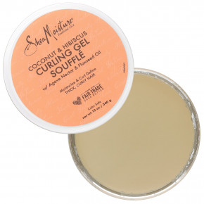 SheaMoisture, гель-суфле для вьющихся волос с кокосом и гибискусом, 340 г (12 унций) в Москве - eco-herb.ru | фото