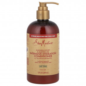 SheaMoisture, кондиционер для волос, с мёдом манука и маслом мафуры, интенсивное увлажнение, 384 мл (13 жидк. унций) - описание | фото