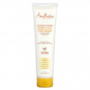 SheaMoisture, Make It Last Wash 'N Go Curl Primer, кокосовый крем, 305 мл (10,3 жидк. унц.) (Товар снят с продажи) в Москве - eco-herb.ru | фото