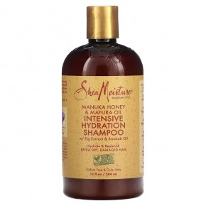 SheaMoisture, Manuka Honey & Mafura Oil, Intensive Hydration Shampoo, Extra Dry, Damaged Hair, 13 fl oz (384 ml) в Москве - eco-herb.ru | фото