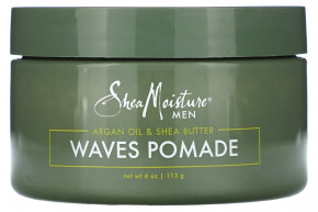 SheaMoisture, Men, Waves Pomade, аргановое масло и масло ши, 113 г (4 унции) в Москве - eco-herb.ru | изображение SheaMoisture, Men, Waves Pomade, аргановое масло и масло ши, 113 г (4 унции) в Москве - eco-herb.ru | фото