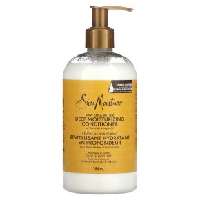 SheaMoisture, Кондиционер для глубокого увлажнения, для вьющихся и кудрявых волос, необработанное масло ши, 384 мл (13 жидк. Унций) в Москве - eco-herb.ru | фото