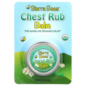 Sierra Bees, Бальзам для втирания в грудь, эвкалипт и перечная мята, 17 г (0,6 унции) (Товар снят с продажи) в Москве - eco-herb.ru | изображение Sierra Bees, Бальзам для втирания в грудь, эвкалипт и перечная мята, 17 г (0,6 унции) (Товар снят с продажи) в Москве - eco-herb.ru | фото