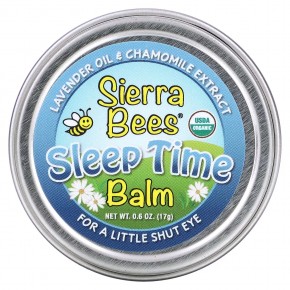 Sierra Bees, бальзам для спокойного сна, лаванда и ромашка, 17 г (0,6 унции) - описание